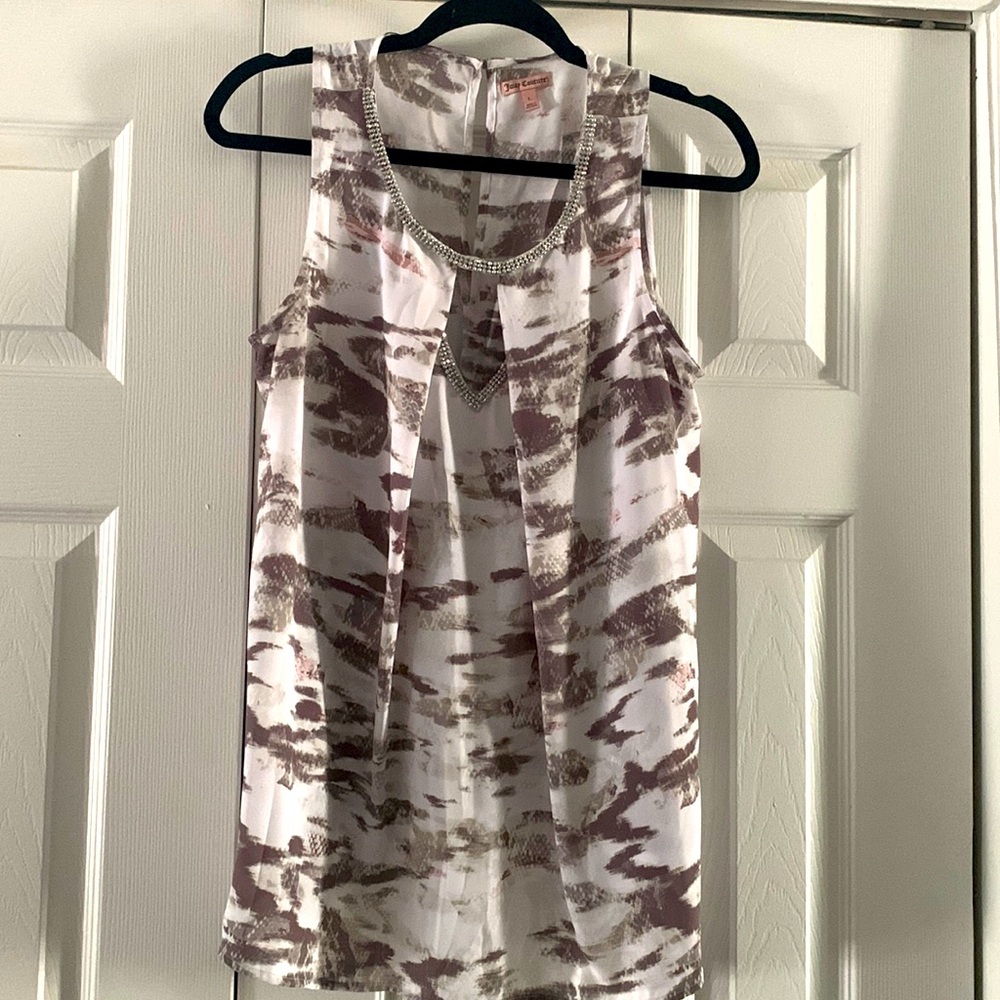 Juicy couture flowy dressy tank top